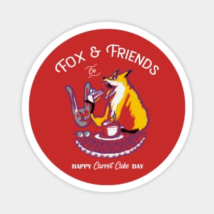 Fox & Friends Happy Carrot Cake Day Magnet